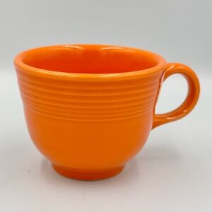 Fiesta Homer Laughlin Tangerine 7.75oz Tea Cup